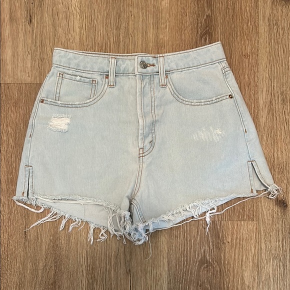 wild fable Pants - Wild Fable Blue Distressed Jean Shorts